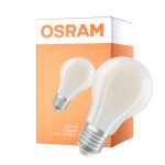 Osram Classic LED E27 Pear Filament Frosted 2.2W 470lm - 840 Cool White | Dimmable - Replaces 40W