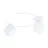 Emibig Ceiling Light Sopra Steel White | Suitable for 2x E14 - Max 10W